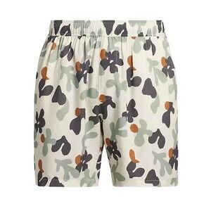 PAIGE Shorts Mens XL Cream Pull On Drawstring Lightweight Abstract SANDA $169